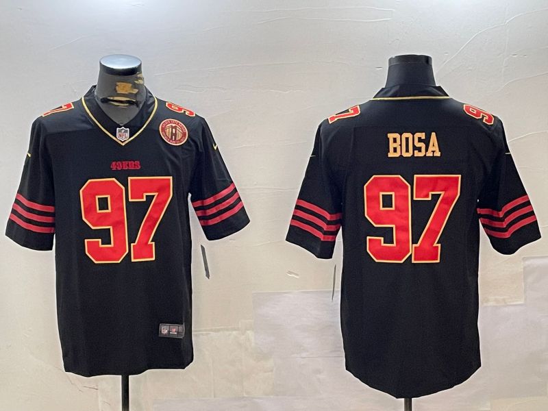 Men San Francisco 49ers #97 Bosa Black Gold 2024 Nike Limited NFL Jersey style 12304->san francisco 49ers->NFL Jersey